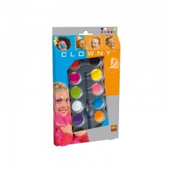 Farby wodne do malowania twarzy CLOWNY TRENDY - 10