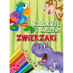 Koloruję i naklejam - zwierzaki 1