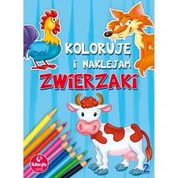 Koloruję i naklejam - zwierzaki 2