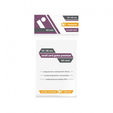 Koszulki Rebel (59x86 mm) "Small Card Game Premium