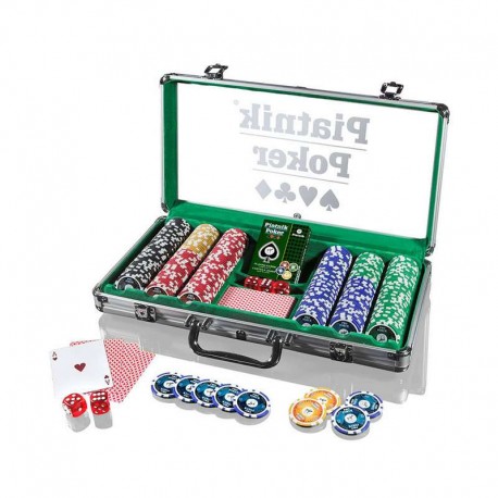 Piatnik Poker - Alu-Case - 300 żetonów 14g