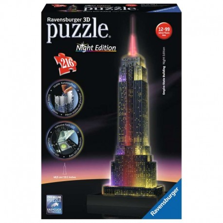 Puzzle 3D - Empire State Building Night Edition