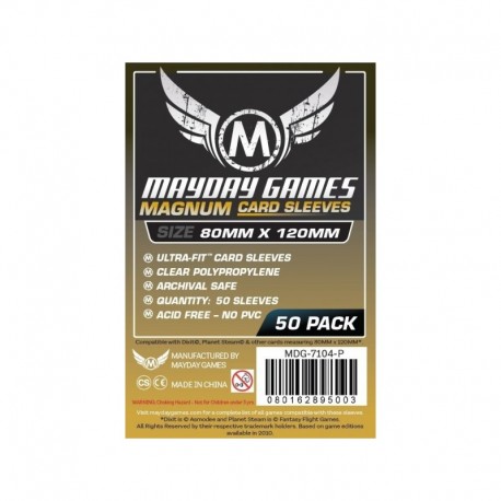 MAYDAY Koszulki Magnum Gold Ultra-Fit Czarne (80x1