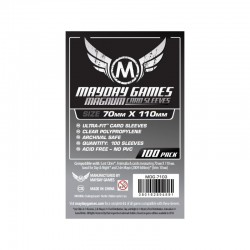 MAYDAY Koszulki Magnum Silver (70x110mm) 100 szt