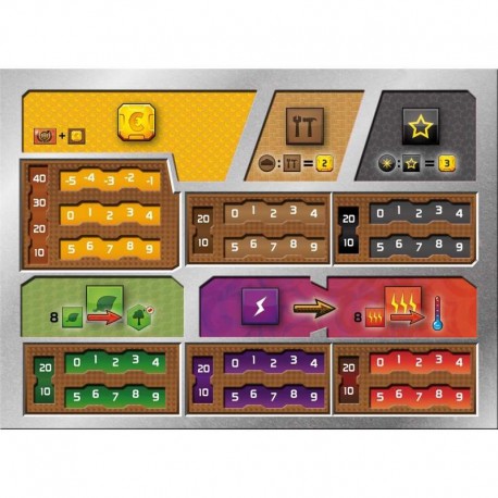 Terraformacja Marsa - Zestaw 5 plansz graczy (z wy