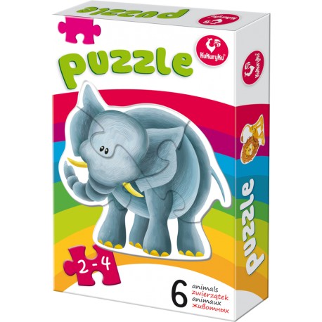 Moje pierwsze puzzle ? Zwierzątka egzotyczne