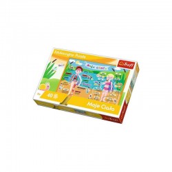 Moje ciało - puzzle edukacyjne