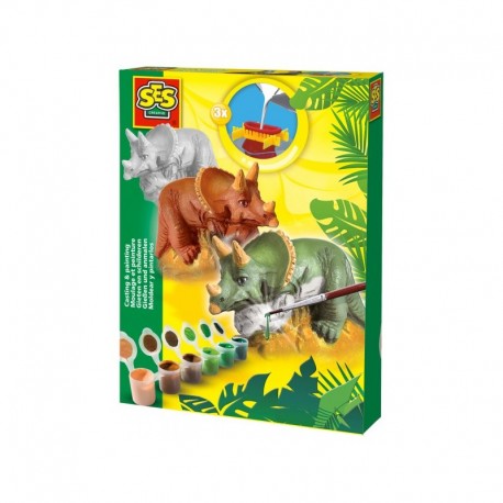 Triceratops - odlew gipsowy 3D