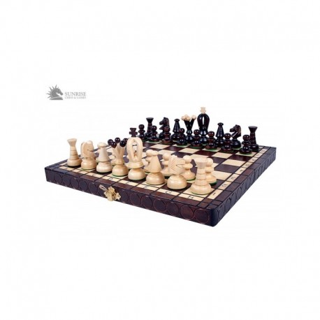 Szachy KRÓLEWSKIE MAŁE - CH113 BROWN
