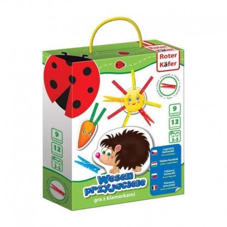 Weseli Przyjaciele Gra z Klamerkami