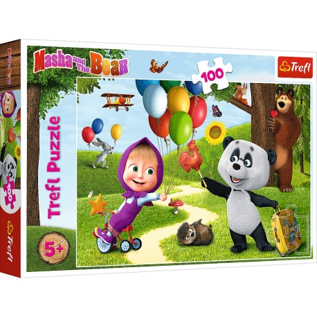Puzzle 100 - Masza i przyjaciele