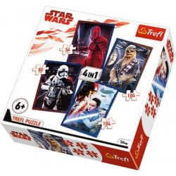 Puzzle 4w1 - Gotowi do starcia Star Wars