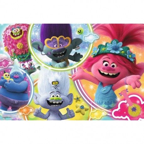 Puzzle 24 maxi - Muzyczny świat trolli