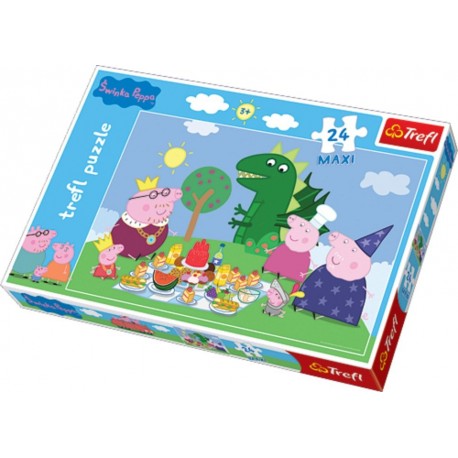 Puzzle 24 maxi - Świnka Peppa Uczta