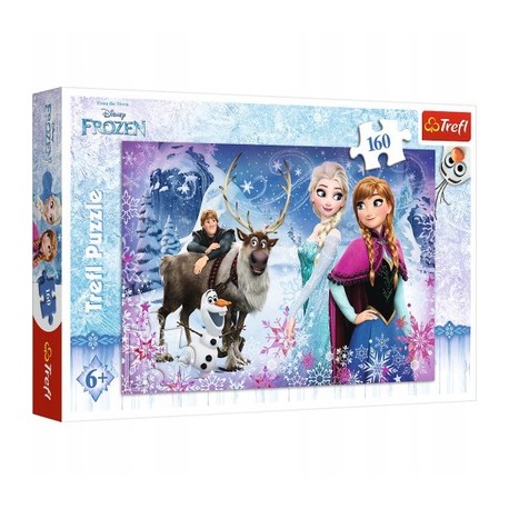 Puzzle 160 - Zimowe przygody Frozen