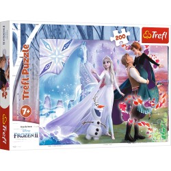 Puzzle 200 - Magiczny świat sióstr frozen