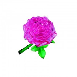 CRYSTAL PUZZLE - RÓŻA RÓŻOWA