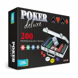 Zestaw pokerowy Deluxe Albi - 200 żetonów
