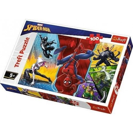 Puzzle 100 - Do góry nogami Spider-man