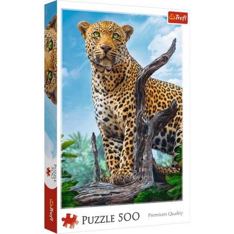 Puzzle 500 - Dziki Lampart