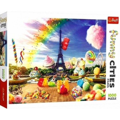 Puzzle 1000 - Słodki Paryż