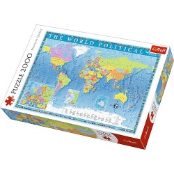 Puzzle 2000 - Polityczna mapa świata