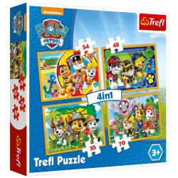 Puzzle 4w1 - Psi Patrol - Trefl