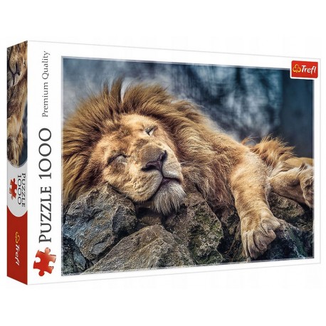 Puzzle 1000 - Śpiący lew