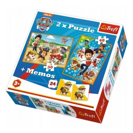 Puzzle 2w1 + memory Psi Patrol na ratunek