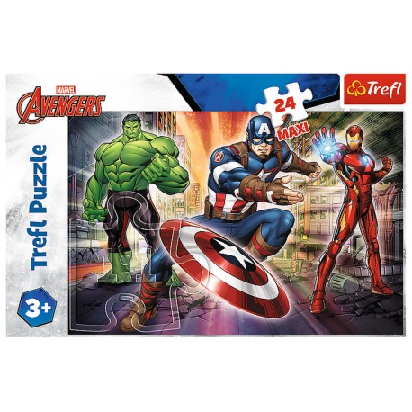 Puzzle Maxi 24 - W świecie Avengersów