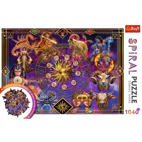 Puzzle 1040 - Spiral Znaki zodiaku