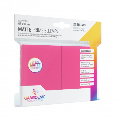 Gamegenic: Matte CCG Sleeves (66x91 mm) - Pink