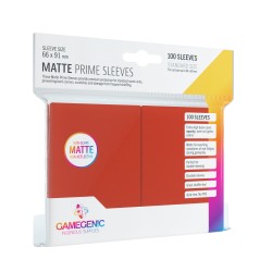 Gamegenic: Matte CCG Sleeves (66x91 mm) - Red