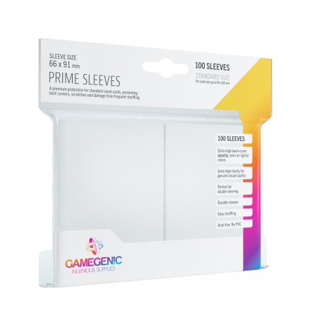 Gamegenic: Prime CCG Sleeves (66x91 mm) - White