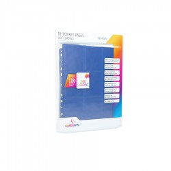 Gamegenic: 18-Pocket Pages Sideloading-Blue 10szt