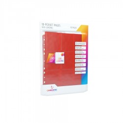 Gamegenic: 18-Pocket Pages Sideloading - Red 10szt