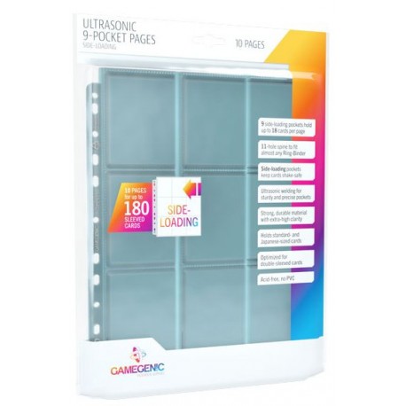 Gamegenic:Ultrasonic9-PocketPagesSideloading 10szt