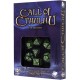 Komplet Kości "Zew Cthulhu" 7th Ed. - Czarno-zielo