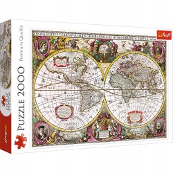 Puzzle 2000 Mapa Ziemi