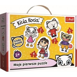 Puzzle Baby Classic - Wesoła Kicia Kocia
