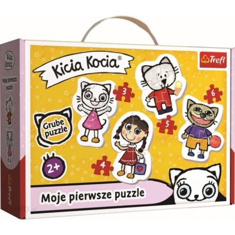 Puzzle Baby Classic - Wesoła Kicia Kocia
