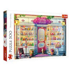 Puzzle 500 - Sklepik ze słodyczami