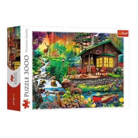 Puzzle 3000 - Chatka w lesie